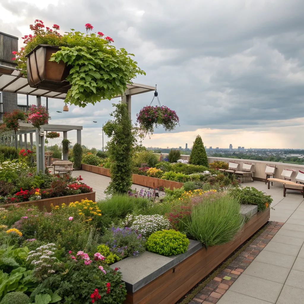 Horticultural Haven rooftop garden design